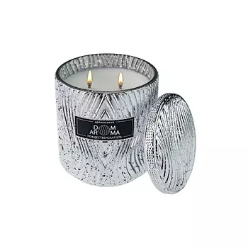 DOM AROMA Свеча ароматическая с крышкой Рождественская ель