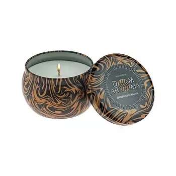 DOM AROMA Свеча ароматическая Янтарная комната 125.0