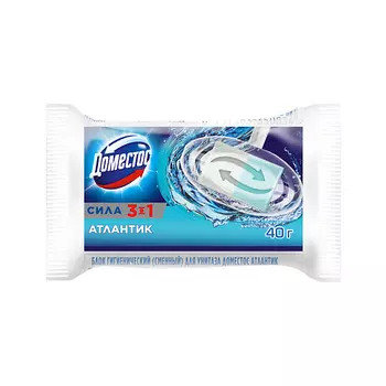 DOMESTOS Сменный блок для унитаза Атлантик