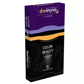DOMINO CONDOMS Презервативы DOMINO CLASSIC Colour Beauty 6.0