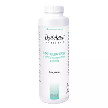 DOMIX DAP Минеральная пудра (тальк) для подготовки к процедуре депиляции с ментолом 50.0