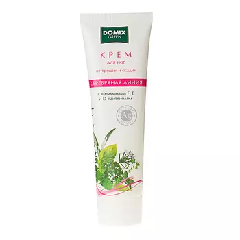 DOMIX GREEN Крем от трещин и ссадин с витаминами А, E, F, D-пантенолом и наносеребром 100.0