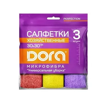 DORA Набор салфеток из микрофибры Универсальный 3.0