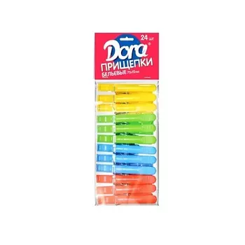 DORA Прищепки пластиковые особопрочные 24.0