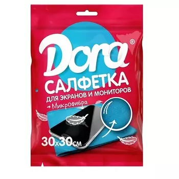 DORA Салфетка из микрофибры Для экранов, мониторов и электротехники 1