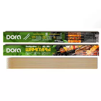 DORA Шпажки бамбуковые 40см, 20шт