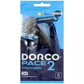 DORCO Бритвы одноразовые PACE2, 2-лезвийные 1.0