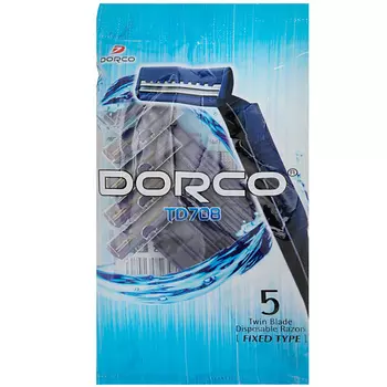 DORCO Бритвы одноразовые TD708, 2-лезвийные 1.0