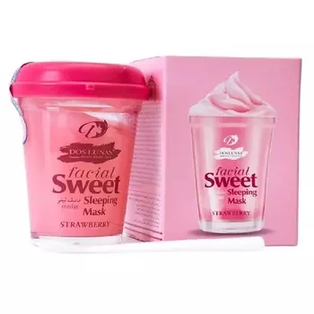 DOS LUNAS Гелевая маска для лица Клубника 100.0