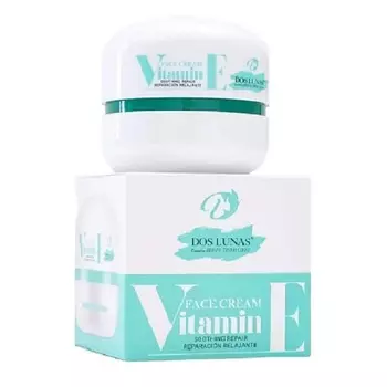 DOS LUNAS Крем для лица Витамин Е, глубокое увлажнение кожи с витаминами 50.0