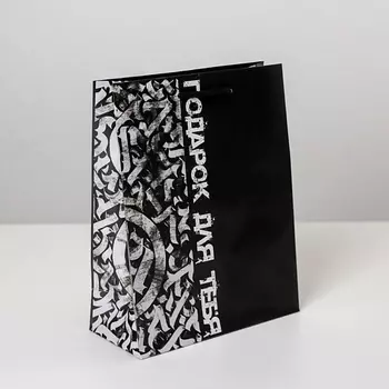 ДОСТУПНЫЕ РАДОСТИ Пакет подарочный ламинированный, упаковка, Present for you"