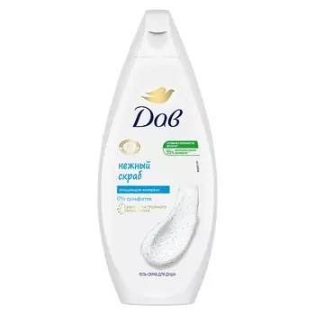 DOVE ДАВ Гель-скраб для душа Нежное обновление