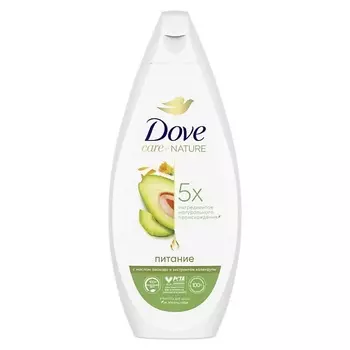DOVE Гель-крем для душа Питание с маслом авокадо и экстрактом календулы Care by Nature