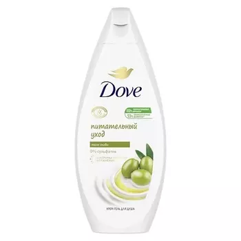 DOVE Гель-крем для душа Питательный уход с маслом оливы