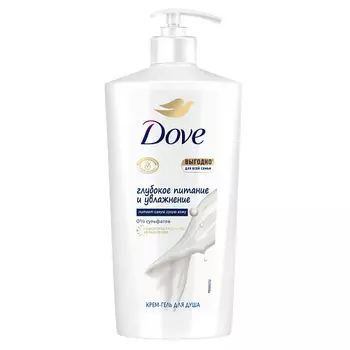 DOVE Крем-гель для душа Наслаждение и забота