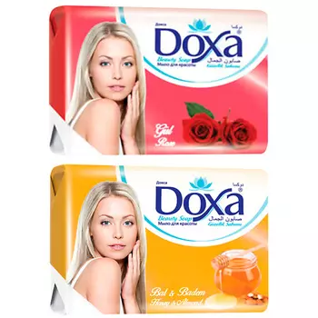 DOXA Мыло туалетное BEAUTY SOAP Мед, Роза 480