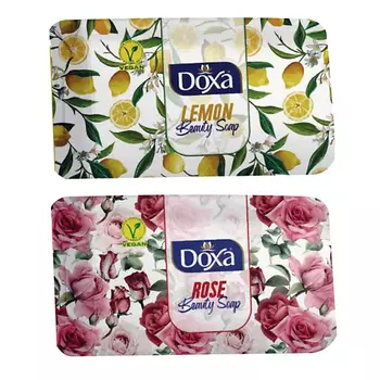 DOXA Мыло твердое BEAUTY SOAP Роза, Лимон 360