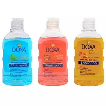 DOXA Шампунь для волос крапива, миндаль, кератин 630
