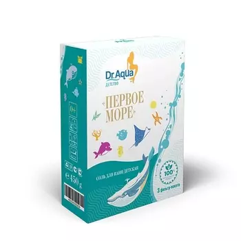DR.AQUA Соль для ванны Первое море 450.0