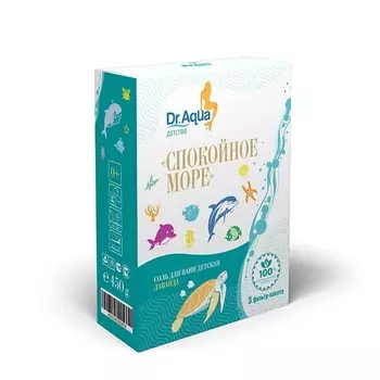 DR.AQUA Соль для ванны с эфирным маслом лаванды Спокойное море 450.0