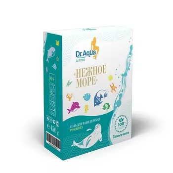 DR.AQUA Соль для ванны с экстрактом ромашки Нежное море 450.0