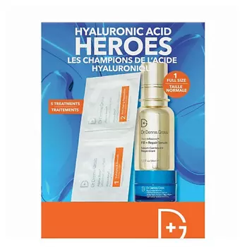 DR DENNIS GROSS Набор средств для лица Hyaluronic Acid Heroes