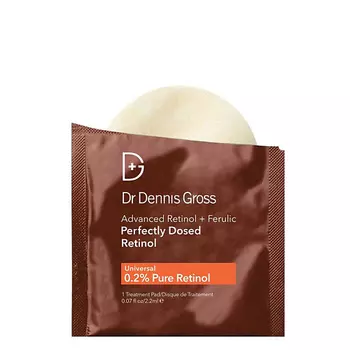 DR DENNIS GROSS Салфетка для лица Advanced Retinol + Ferulic