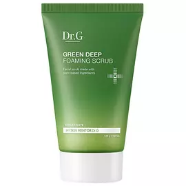 Dr.G Скраб сахарный мультифункциональный очищающий «GREEN DEEP FOAMING SCRUB»
