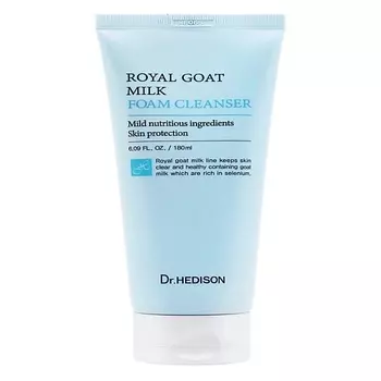 DR. HEDISON Пенка для умывания с козьим молочком Royal Goat Milk Foam Cleanser Корея 180.0