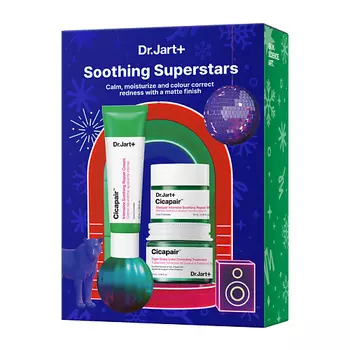 DR. JART+ Набор успокаивающих средств для лица Soothing Superstars