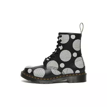 DR. MARTENS Ботинки Dr. Martens 1460 Polka Dot Smooth Leather Black