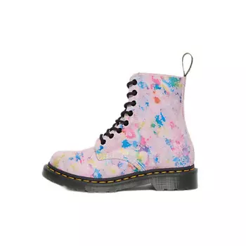 DR. MARTENS Кроссовки Dr.Martens 1460 Pascal Rainbow Suede Lace Up Boots Pink Womens