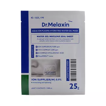 DR.MELAXIN Маска тканевая для лица с аква-ионной плазмой