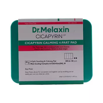 DR.MELAXIN Пэды для лица успокаивающие с экзосомами центеллы