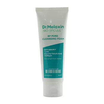 DR.MELAXIN Пенка для лица очищающая с биоспикулами для ухода за порами BP Pore Core Cleansing Foam