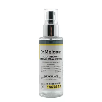 DR.MELAXIN Спрей-мист для лица двухслойный Oyster Pep3 Renewal Oil Mist