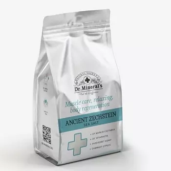 DR.MINERAL’S Магниевая соль для ванн Ancient Zechstein sea salt - Соль древнего моря Зехштейн 1700.0