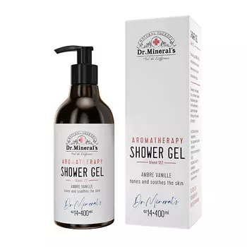 DR.MINERAL’S Смягчающий ароматический гель для душа, очищение и тонус 400.0