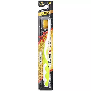 DR.NANOTO Nano Gold Junior Двухрядная зубная щетка с наночастицами золота