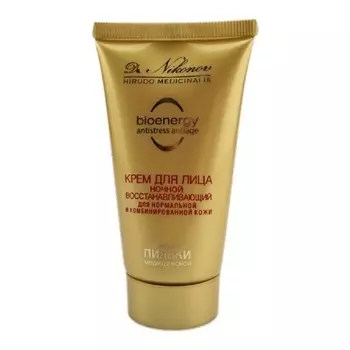 DR. NIKONOV Крем для лица ночной для комбинированной кожи с экстрактом медицинской пиявки