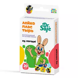 DR. SAFE Лейкопластырь детский бактерицидный Ну, погоди 1.0