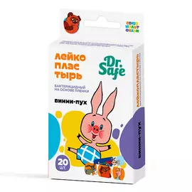 DR. SAFE Лейкопластырь детский бактерицидный Винни-Пух 1.0