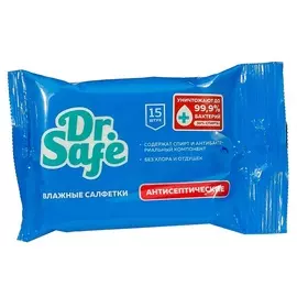 DR. SAFE Спиртовые салфетки без запаха