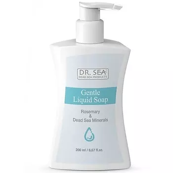 DR. SEA Антибактериальноежидкое мыло для рук, гипоаллергенное, с экстрактом розмарина
