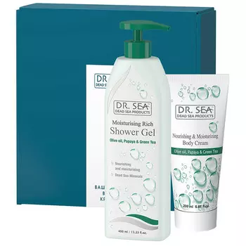 DR. SEA Подарочный набор «Олива, папайя и зеленый чай»