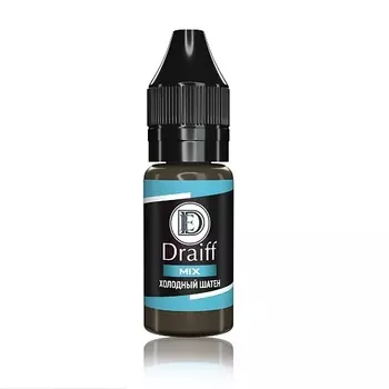 DRAIFF Пигмент для бровей Холодный Шатен