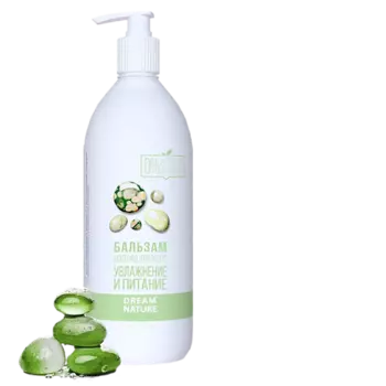 DREAM NATURE Бальзам для волос Увлажнение и питание 500.0