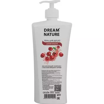 DREAM NATURE Гель для душа "Дикая вишня" 400.0