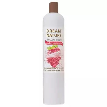 DREAM NATURE Гель для душа "Клубничный смузи" 400.0