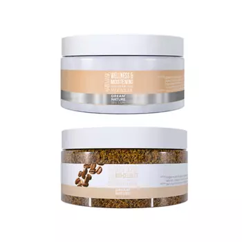 DREAM NATURE НАБОР подарочный 2в1 "Скраб для тела + Маска для волос"